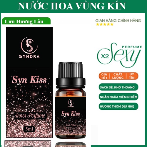 Nước hoa vùng kín Synkiss cho nữ làm sạch vùng kín, hương thơm dịu nhẹ