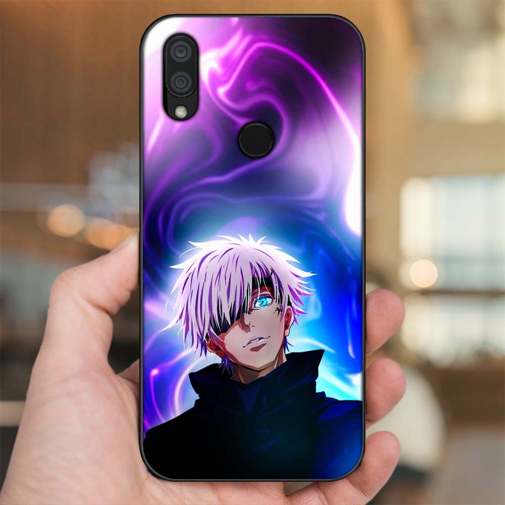 Ốp lưng Xiaomi Redmi 7 viền đen in hình Satoru Gojo Jujutsu Kaisen Chú Thuật Hồi Chiến
