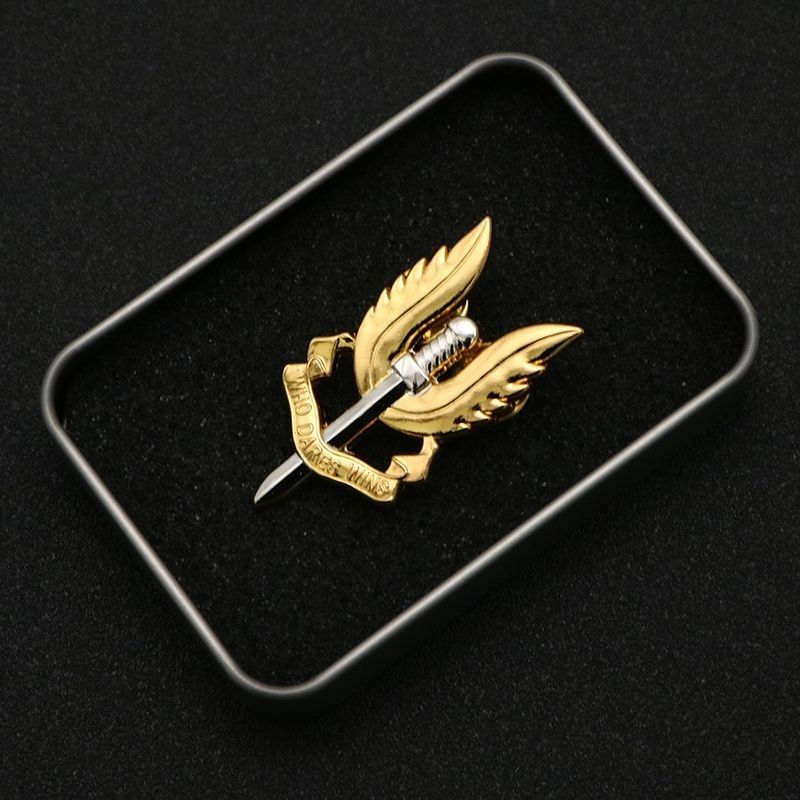 Huy Hiệu Cài Áo In Logo SAS 1942 Kiểu Hoàng Gia Anh Dễ Thương