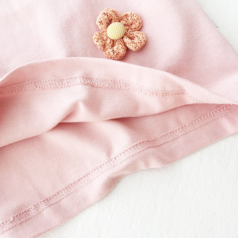 Áo Thun Ngắn Tay In Hoa Thời Trang Mùa Hè Mới Dành Cho Bé Gái 1-6 Tuổi