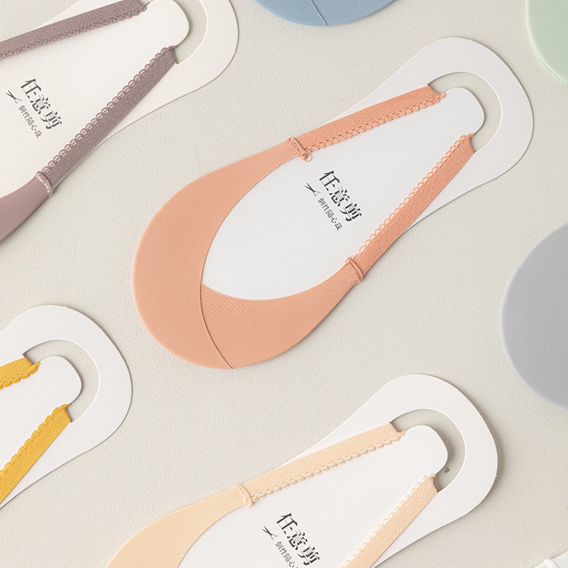 Set 4 Đôi Vớ Thuyền Chống Trượt Thời Trang Cho Nữ