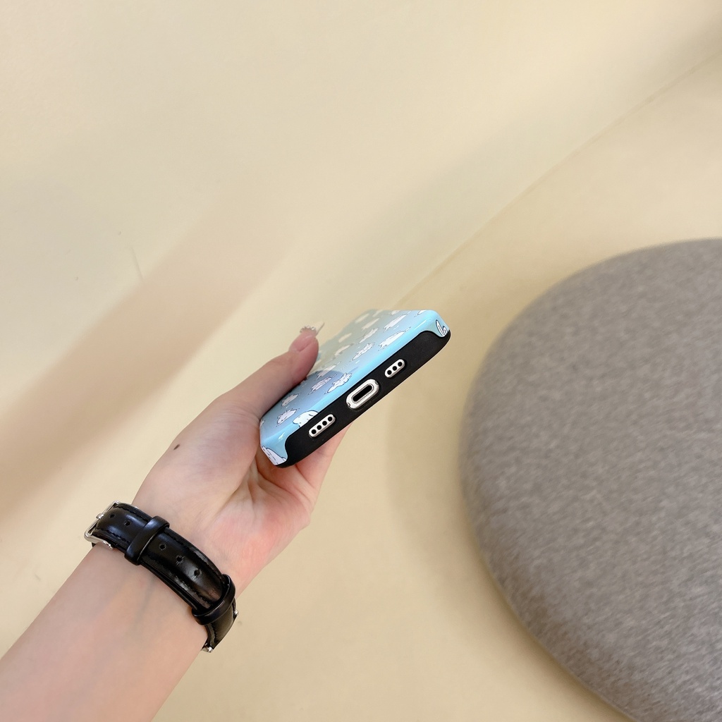 Ốp Điện Thoại Silicon Tpu Mềm Chống Rơi Họa Tiết Hoạt Hình 2 Trong 1 Cho iPhone 14 13 12 11 Pro Max