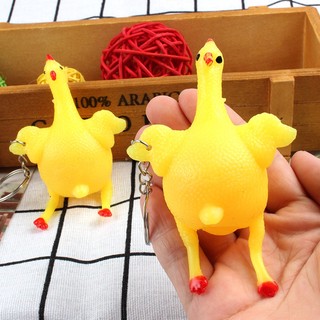 Đồ chơi squishy hình con gà đẻ trứng ngộ nghĩnh