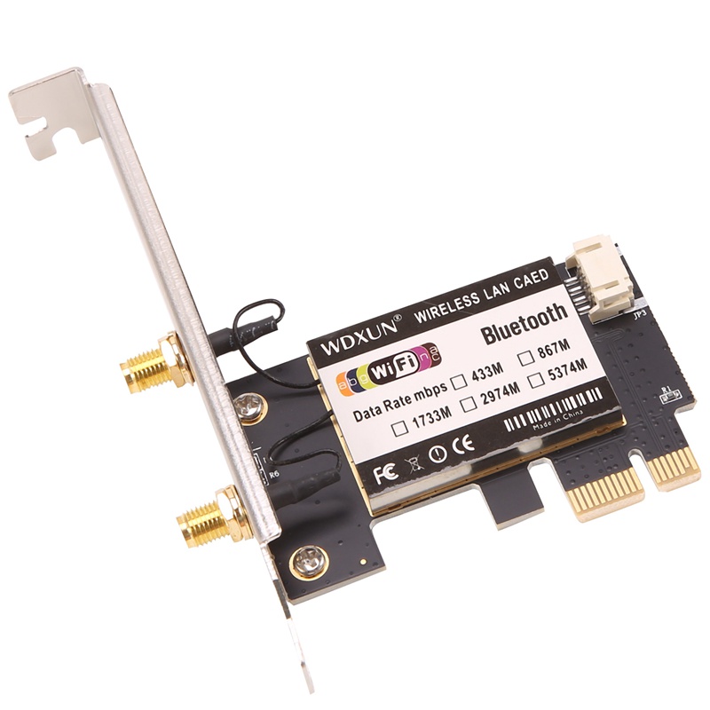 Thẻ WIFI Băng Tần Kép 7260AC 2.4G / 5G 7260NGW 867 Mbps AC-7260 WLAN PCI Express Kết Nối Bluetooth 4.0