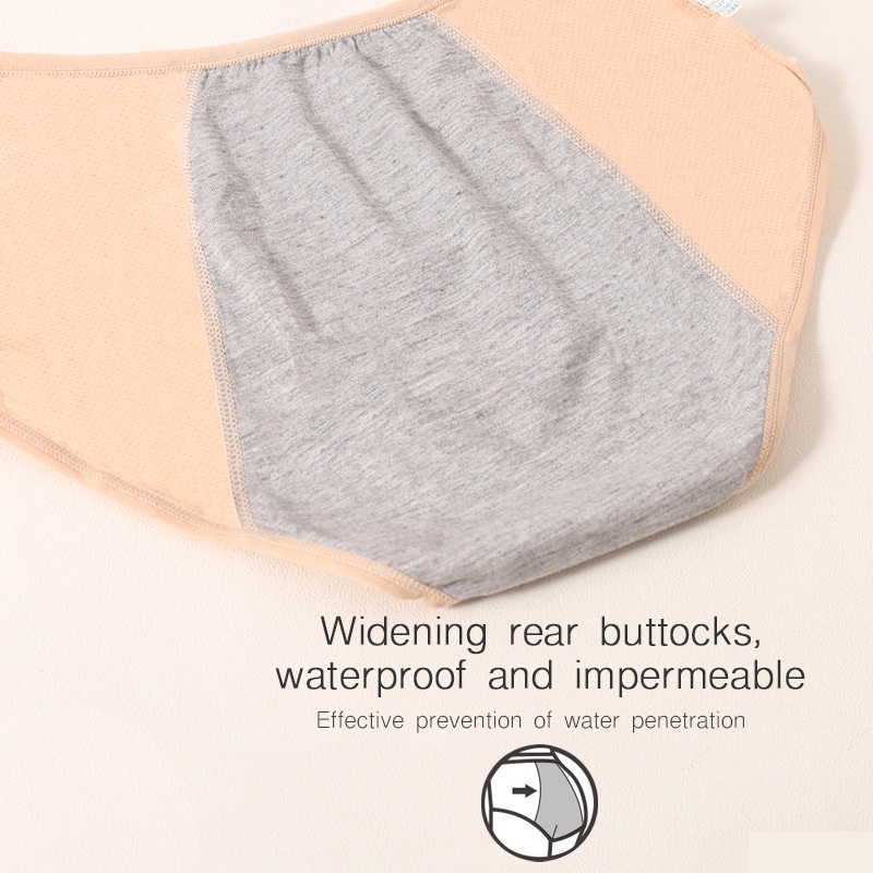 Quần Lót Cotton Lưng Cao Chống Tràn Bảo Vệ Cho Nữ JP5