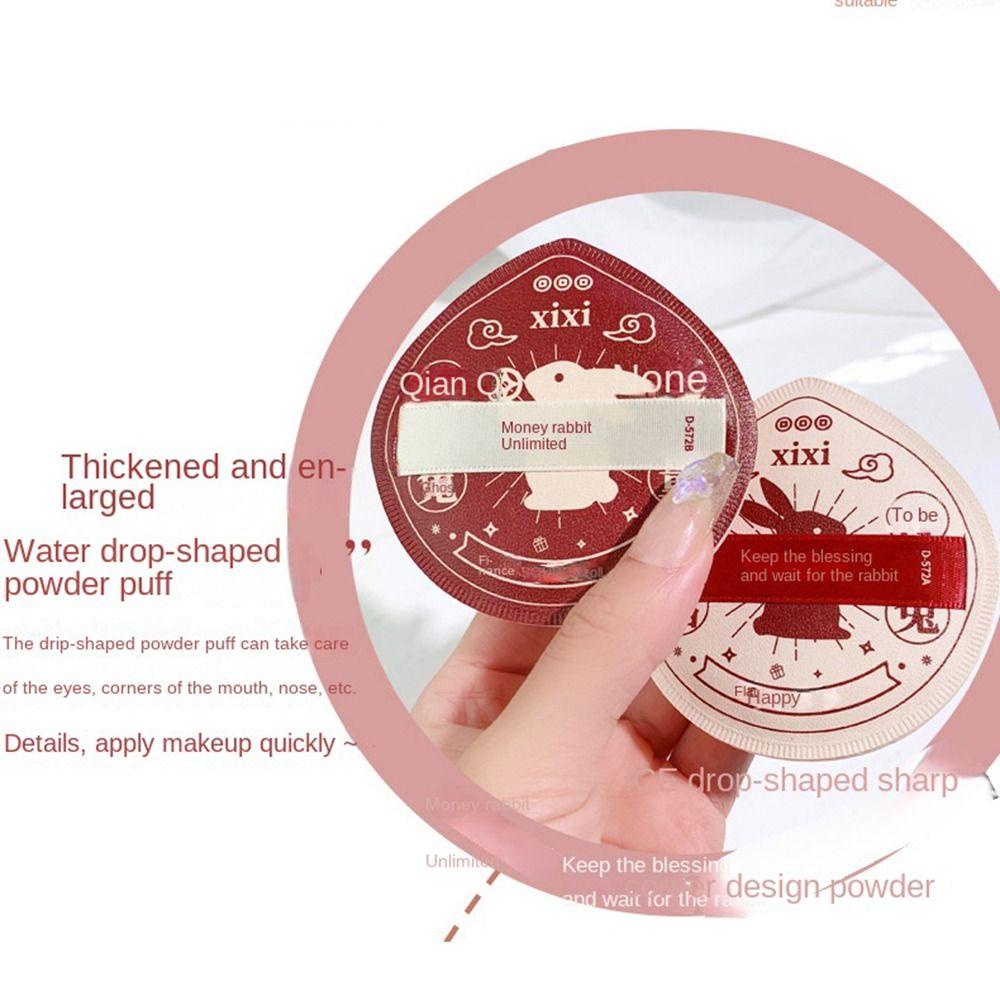 Bộ Mút Trang Điểm MALCOLM Bằng Cotton Hình Thỏ Dễ Thương Dùng Được Cho Người Mới Bắt Đầu