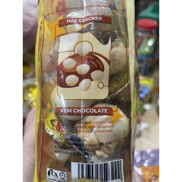 HÀNG CHÍNH HÃNG - Bánh kẹo Sobi  Anko cracker & chocolate gói 190g và 320g
