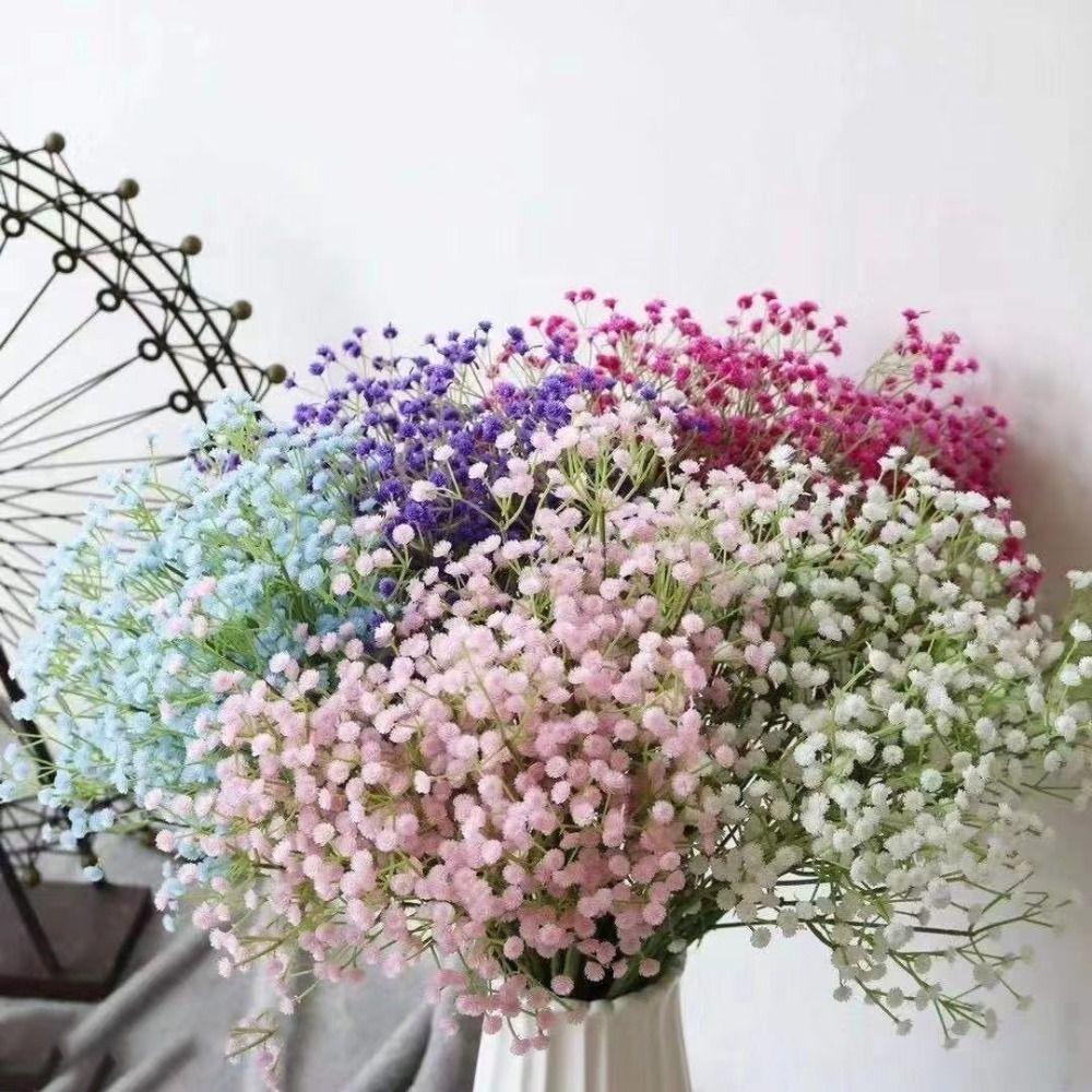 YNATURAL Hoa Gypsophila Nhân Tạo Dùng Trang Trí Nhà / Tiệc Cưới / Làm Đạo Cụ Chụp Ảnh DIY