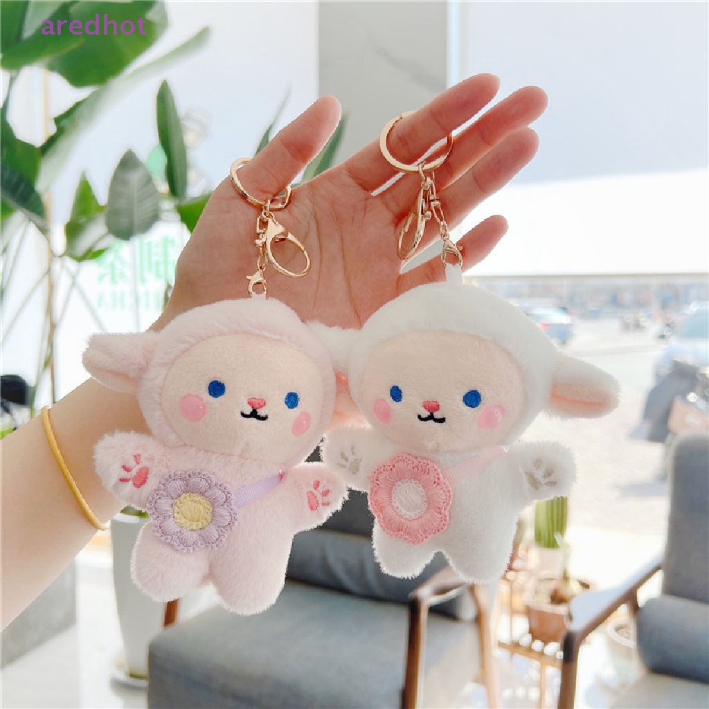 Móc Khóa Hình Cừu Nhồi Bông Dễ Thương Mới