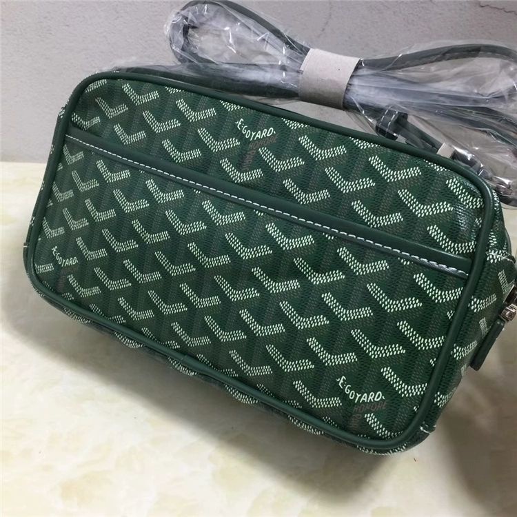 GOYARD Túi Xách Đeo Chéo Hình Vuông Nhỏ Đựng Máy Ảnh Họa Tiết Răng Chó Thời Trang Hàn Quốc Cho Nam Và Nữ