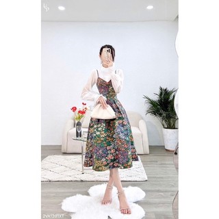 Thanh lý đầm Lep hoa size M