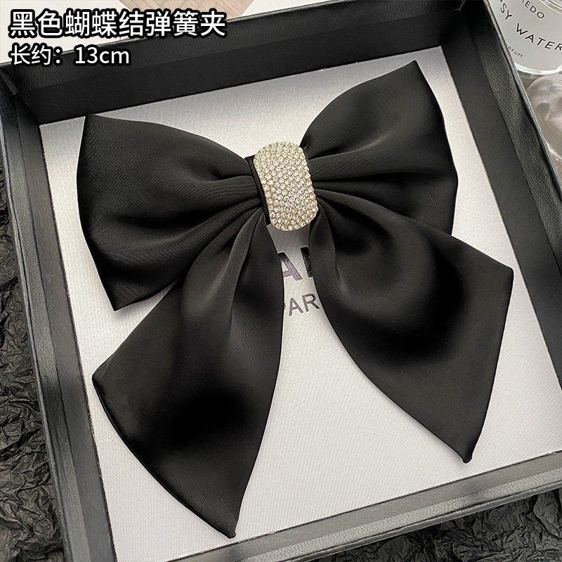 Kẹp Tóc Nơ Đính Đá Phong Cách Hàn Quốc Mới Cho Nữ