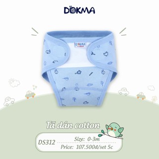 Tả vải dán sơ sinh cho bé Dokma