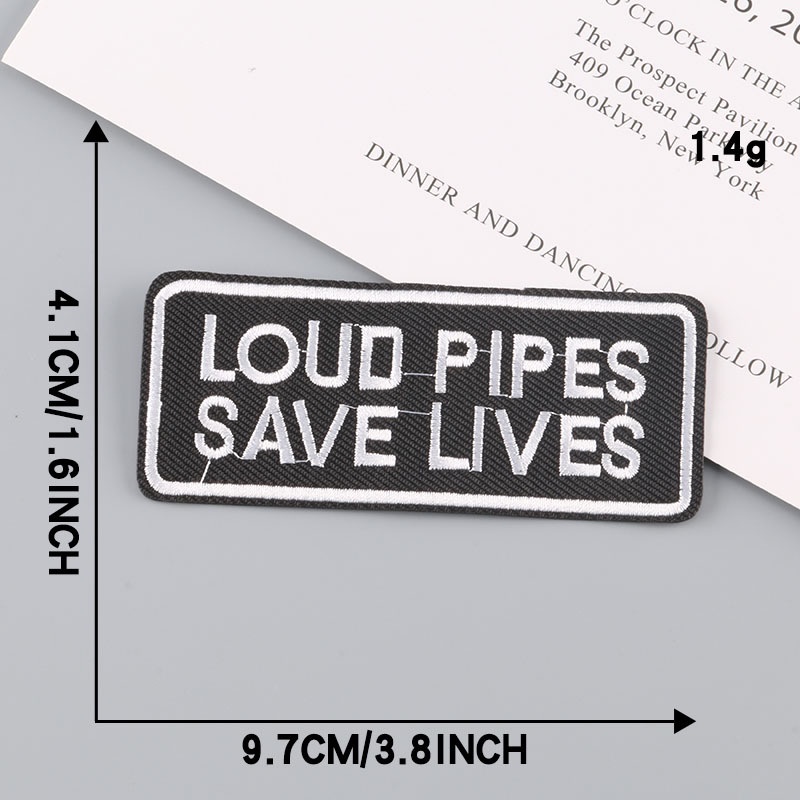 Miếng Dán Ủi Quần Áo Thêu Họa Tiết Màu Trắng Đen Độc Đáo DIY Sticker Dán Trang Trí Dễ Thương Xinh Xắn