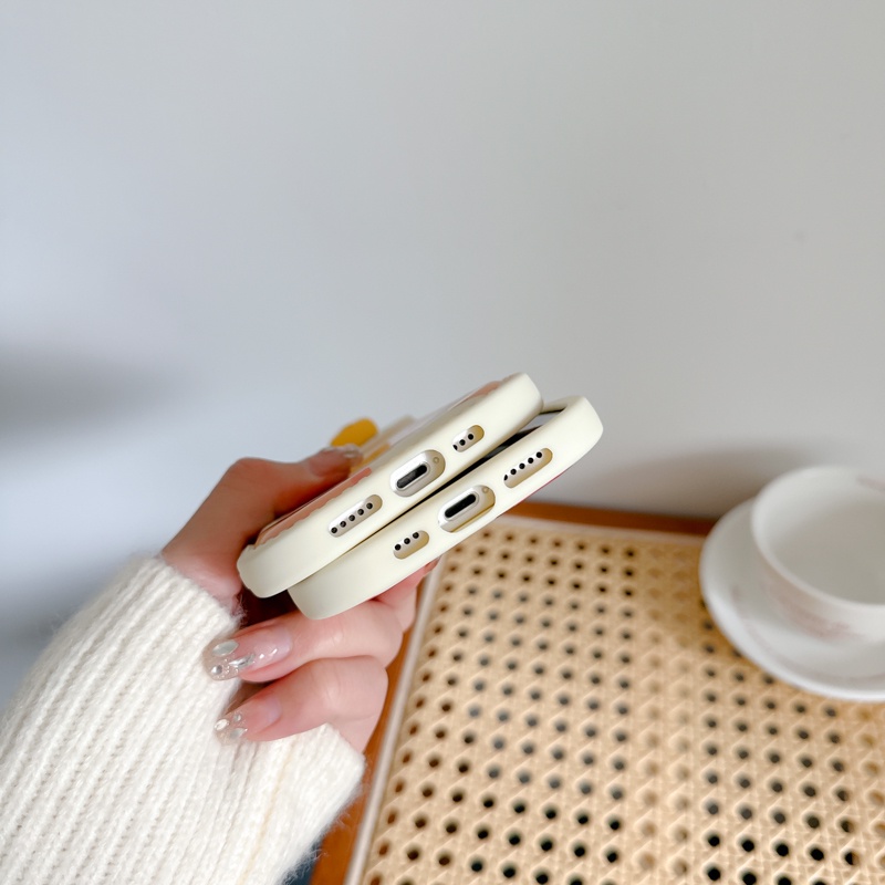 Ốp Điện Thoại Dày Chống Sốc Có Nắp Trượt Bảo Vệ Camera In Hình Gấu Dâu Tây Dễ Thương Cho iPhone 11 12 Pro Max X XS XR XSMAX