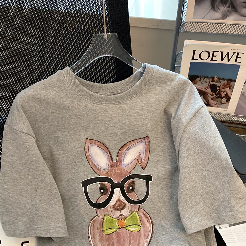 Áo thun NRVP 100% cotton tay ngắn dáng rộng plus size 3XL