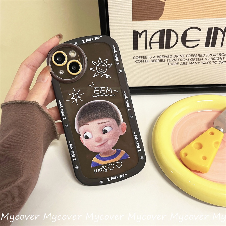 Ốp Điện Thoại Chống Sốc In Hình Bé Trai Bé Gái Cho iPhone 14 13 12 11 Pro Max Xs XR X 8 7 6 Plus SE 2020