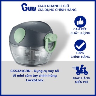 Cks321grn - dụng cụ xay tỏi ớt mini cầm tay chính hãng lock&lock