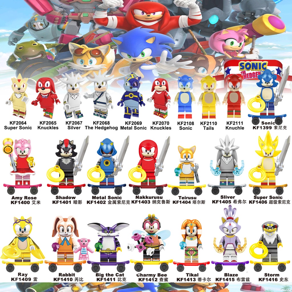 Sonic Mô Hình Đồ Chơi Nhân Vật the hedgehog eggman knuckles the echidna miles