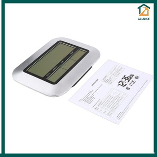 Self Setting Digital Home Office Decor Wall Clock With Indoor Temperature TS-H128Y