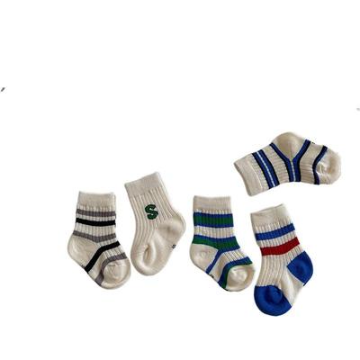 Vớ Cotton Unisex Kẻ SọC Cho Bé