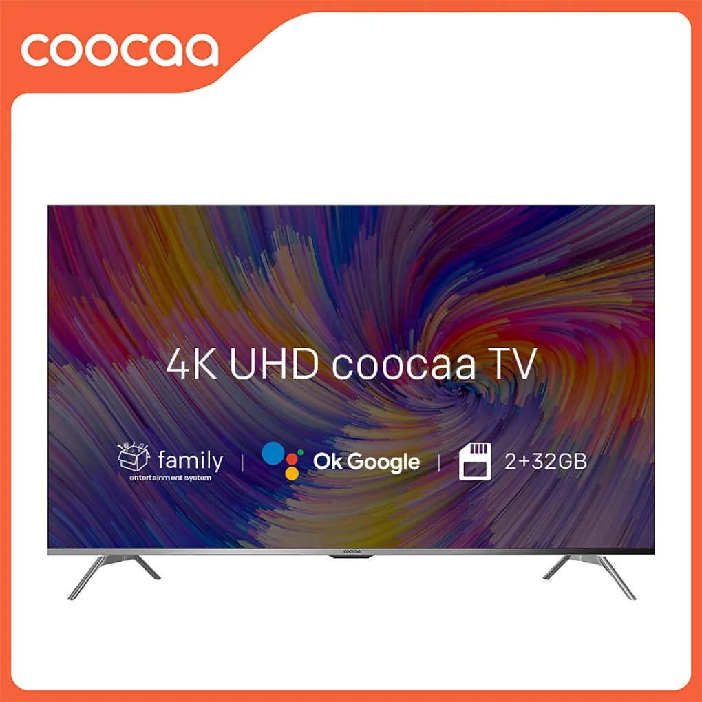 Smart Tivi 55 Inch COOCAA 55S6G Pro-Silver 2021 - INDO