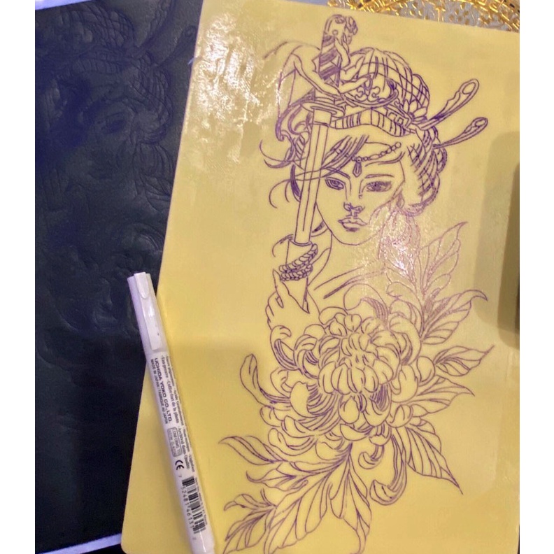 Sáp scan hình xăm  SÁP SCAN hình xăm siêu nhanh bám da tốt