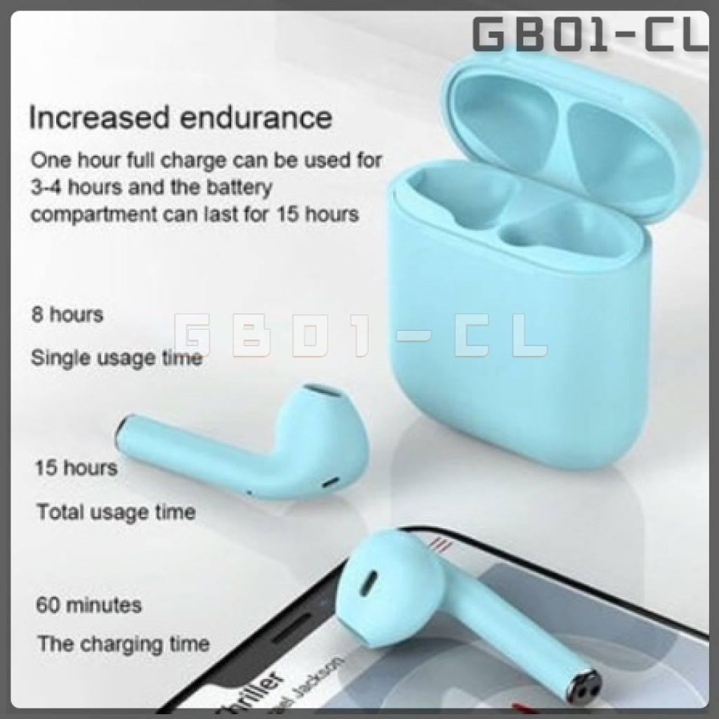 Tai Nghe Không Dây I12 Tws Bt 5.0 Dùng Cho Windows / headphone Inpods 12 2OI3