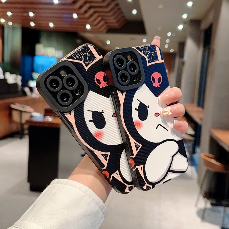 Ốp Điện Thoại Da Mềm Chống Sốc In Hình KUROMI Cho IPhone 7 8 14 Plus 7 + 8 + X XR SE 2020 XS Max 11 12 13 14 Pro Max