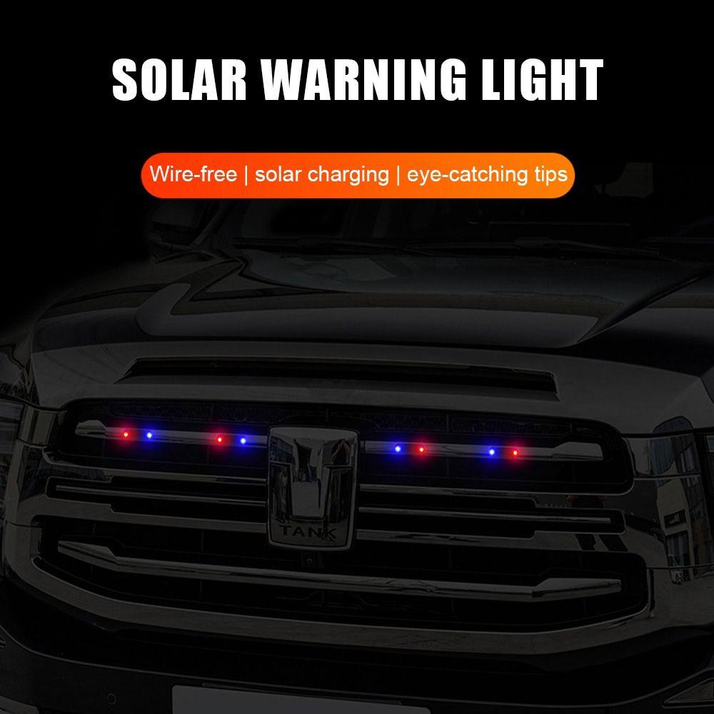 Đèn LED Cảnh Báo Sử Dụng Năng Lượng Mặt Trời Gắn Đuôi Xe Máy / Xe Đạp