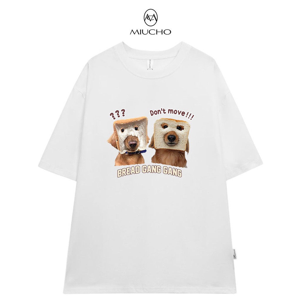 Áo thun unisex form rộng AT323 Miucho basic tee tay lỡ dành cho nam nữ in graphic | BigBuy360 - bigbuy360.vn