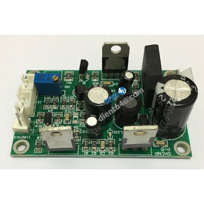 Mạch Nguồn AC-DC 5V 5.5V 6V 2A Dùng LM2596, 7806, IRF540