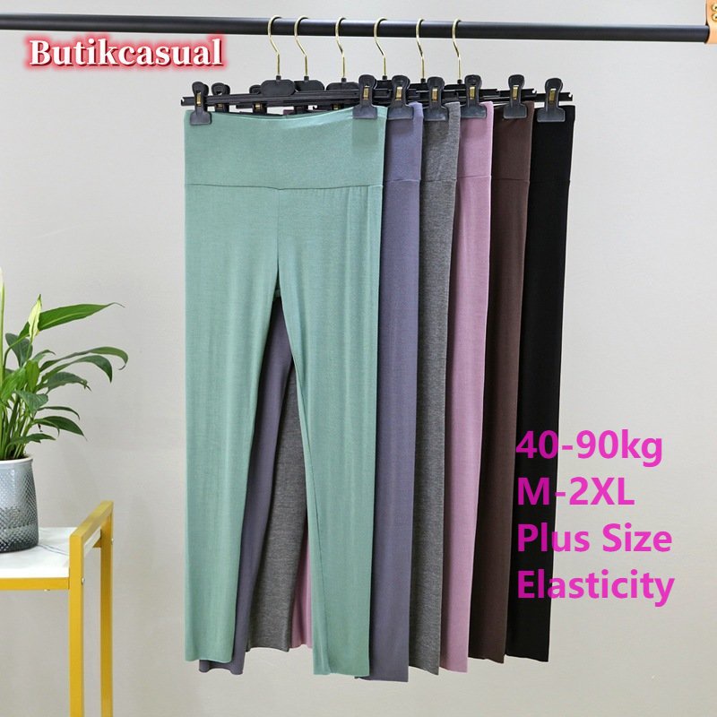 Quần legging Lưng Cao Chất Liệu Cotton size Lớn Thời Trang Tập yoga Cho Nữ 2023
