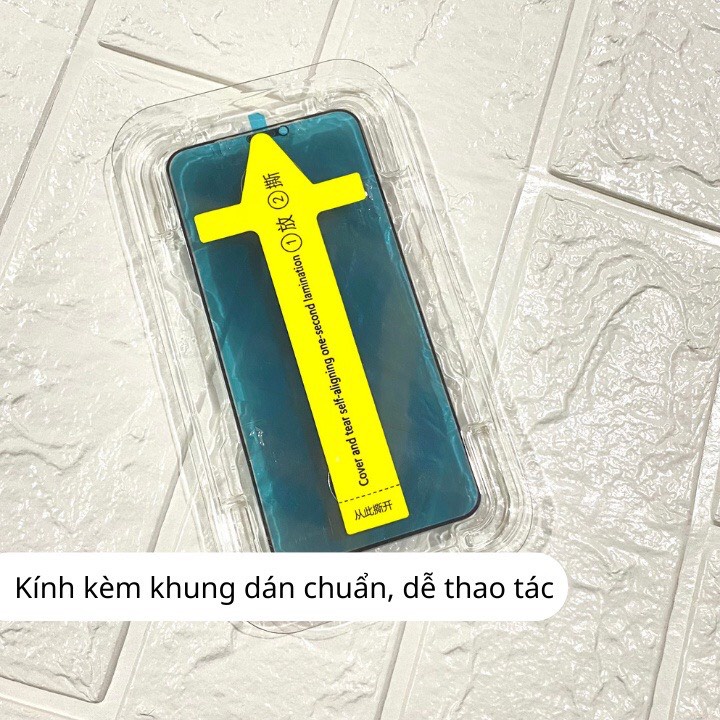 Kính chống nhìn trộm kèm khung dán tự động cho dòng máy x/xs->14pm