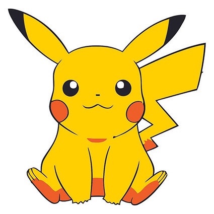 tranh đính đá trẻ em- tranh pikachu