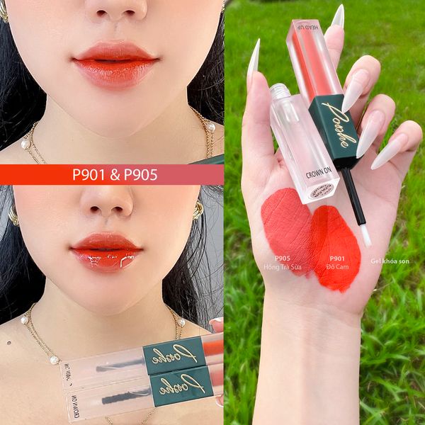 Son Posshe mẫu mới chính hãng, 2 đầu siêu lì, nhẹ môi, ko chì