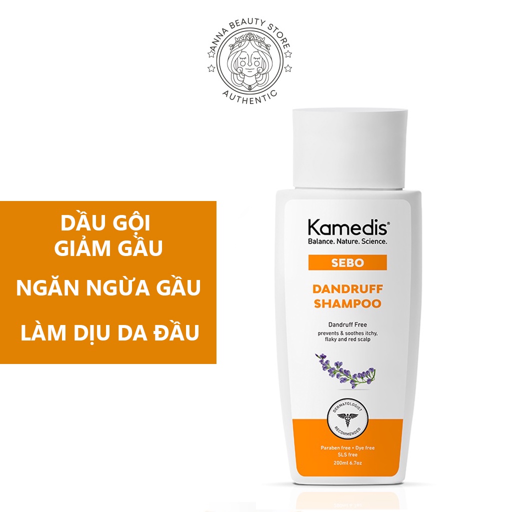 Dầu Gội Kamedis Sebo Dandruff 200ml - Giúp Giảm Gàu