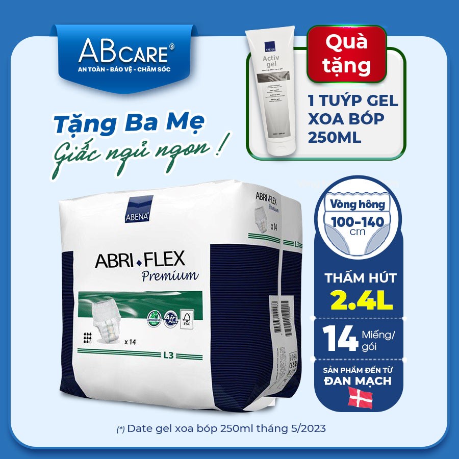 Tã quần người lớn Abri Flex Premium L3 - 2400ml (14 miếng)