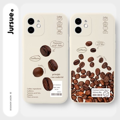 Ốp lưng JURSUE mềm chống sốc viền vuông hình độc lạ Cho iPhone 17 16 15 14 13 12 11 Pro Max SE 2020 X XR XS ip 8 7 Plus Y2918