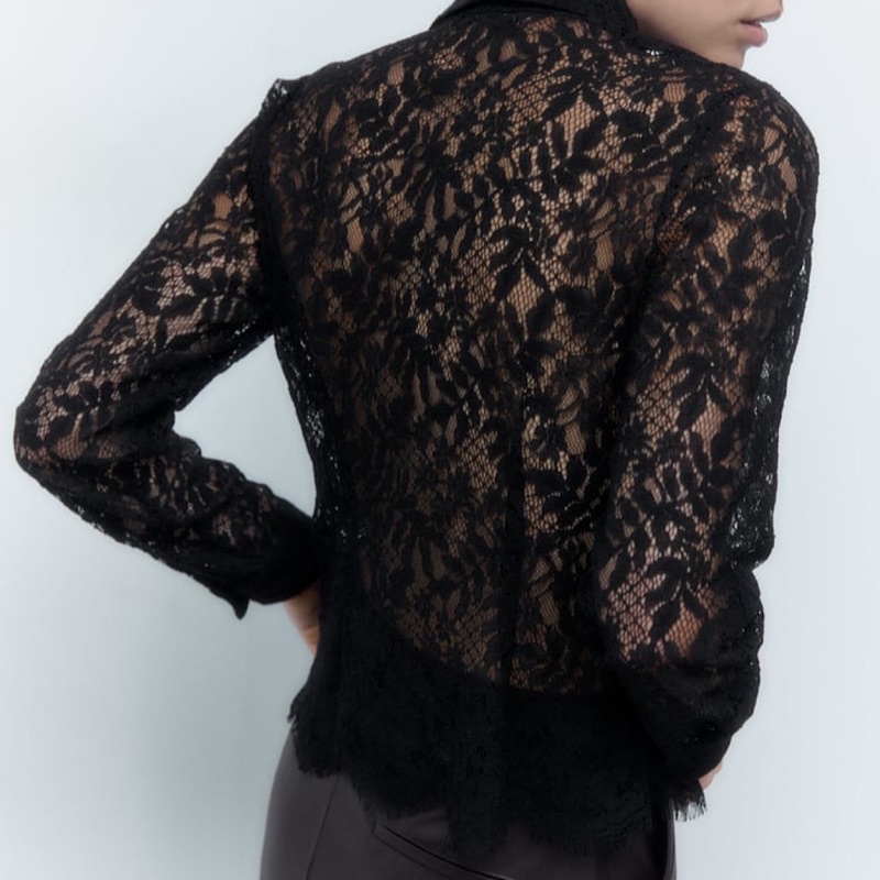 Áo Sơ Mi Ren Zara Auth