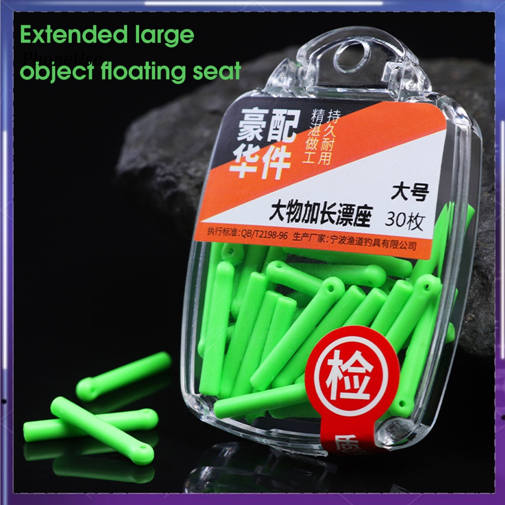 Set 30 Phao Câu Cá Bằng Silicon PU Linh Hoạt Tiện Dụng