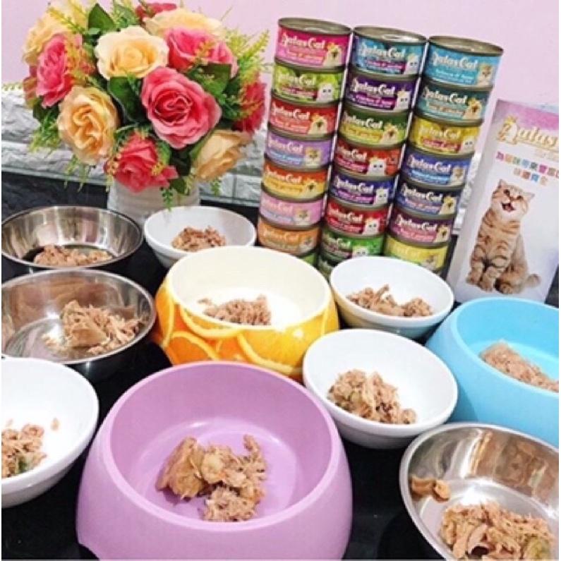 Pate/Súp Gà Sợi Lon Cho Mèo Aatas 80g