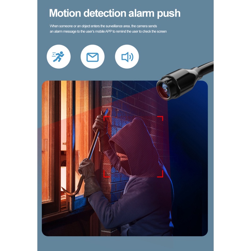 Camera Ip Wifi Không Dây USB Mini Theo Dõi An Toàn Cho Trẻ Em / Thú Cưng