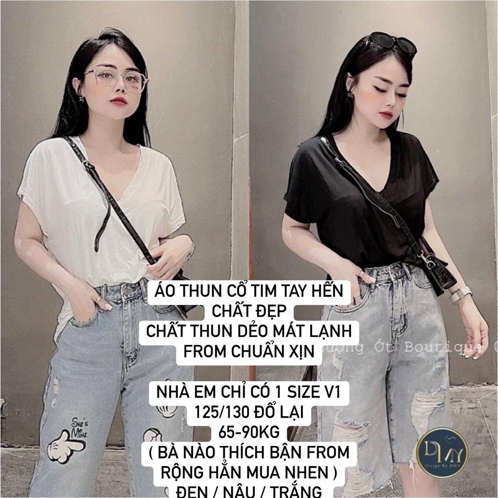 ÁO THUN CỔ TIM BIGSIZE VƯƠNG NGỌC HÂN