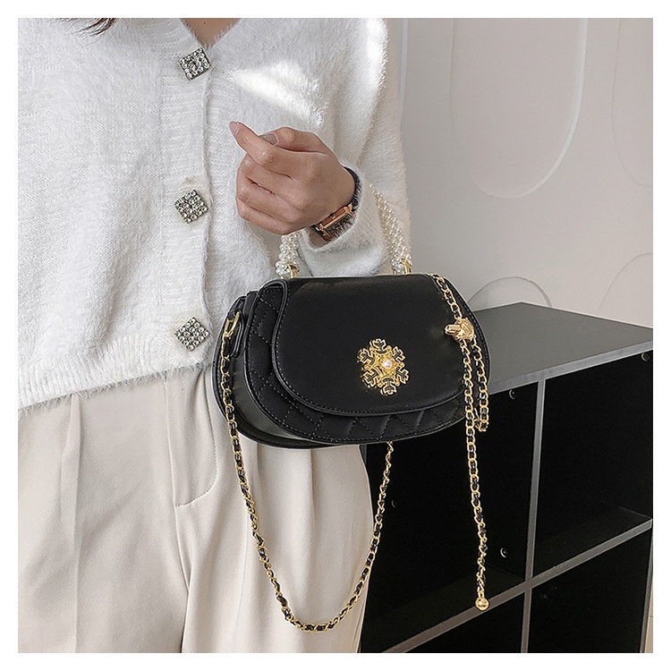 Túi Xách Đeo Vai Đính Ngọc Trai Phong Cách Thời Trang Hàn Quốc Dành Cho Nữ