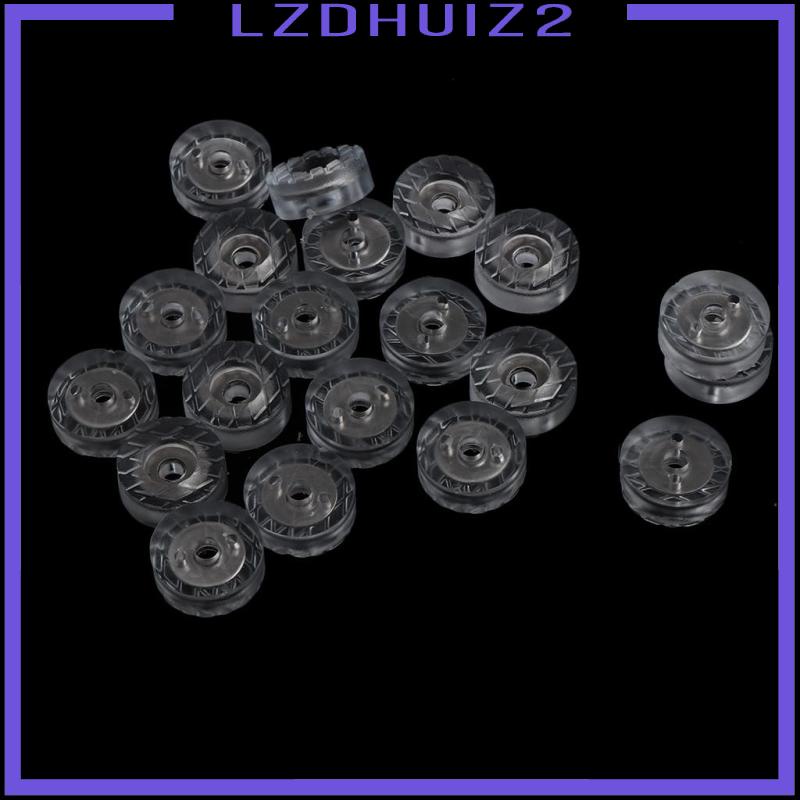 Set 20 Miếng Đệm silicone Tròn 18mm Lót Chân Ghế Bảo Vệ Sàn Nhà