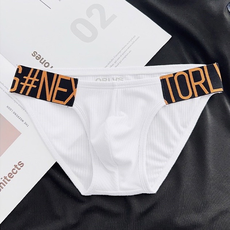 Quần lót nam ORLVS, quần lót tam giác thun sọc gân mã 231