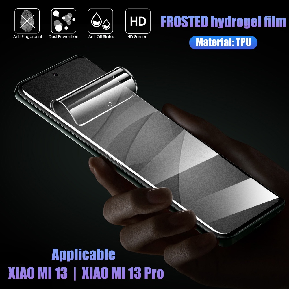 Miếng Dán Hydrogel TPU Mềm Nhám Trong Suốt Bảo Vệ Màn Hình HD Chống Dấu Vân Tay Chống Trầy Cho Xiaomi 13 / 13pro
