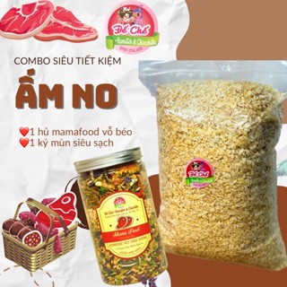 Combo Ấm no 1 hủ mamafood vỗ béo và 1 bịch mùn cưa siêu sạch bụi cho hamster