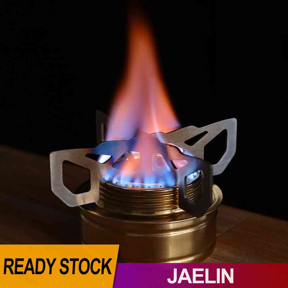 Giá Đỡ Bếp Cồn Bằng Thép Không Gỉ Tiện Dụng Mang Theo Du Lịch Cắm Trại